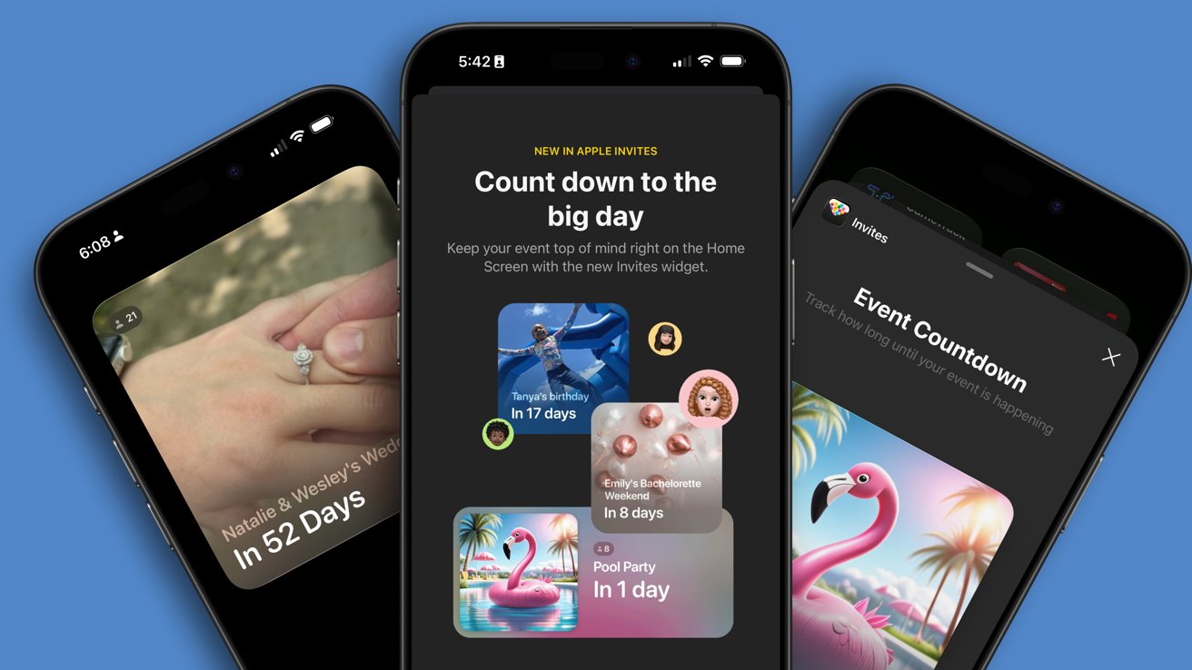 Apple Invites gets countdown widget in latest update Apple Invites gets countdown widget in latest update