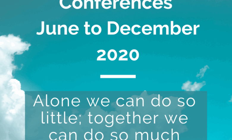 Online Education Conferences June – December 2020 Online Education Conferences June – December 2020