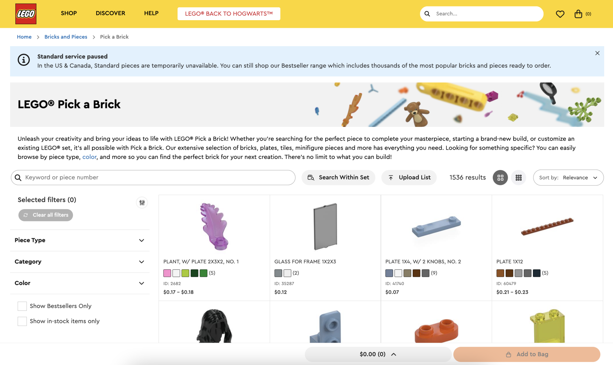 Lego pauses part of ‘Pick a Brick’ service for U.S. customers