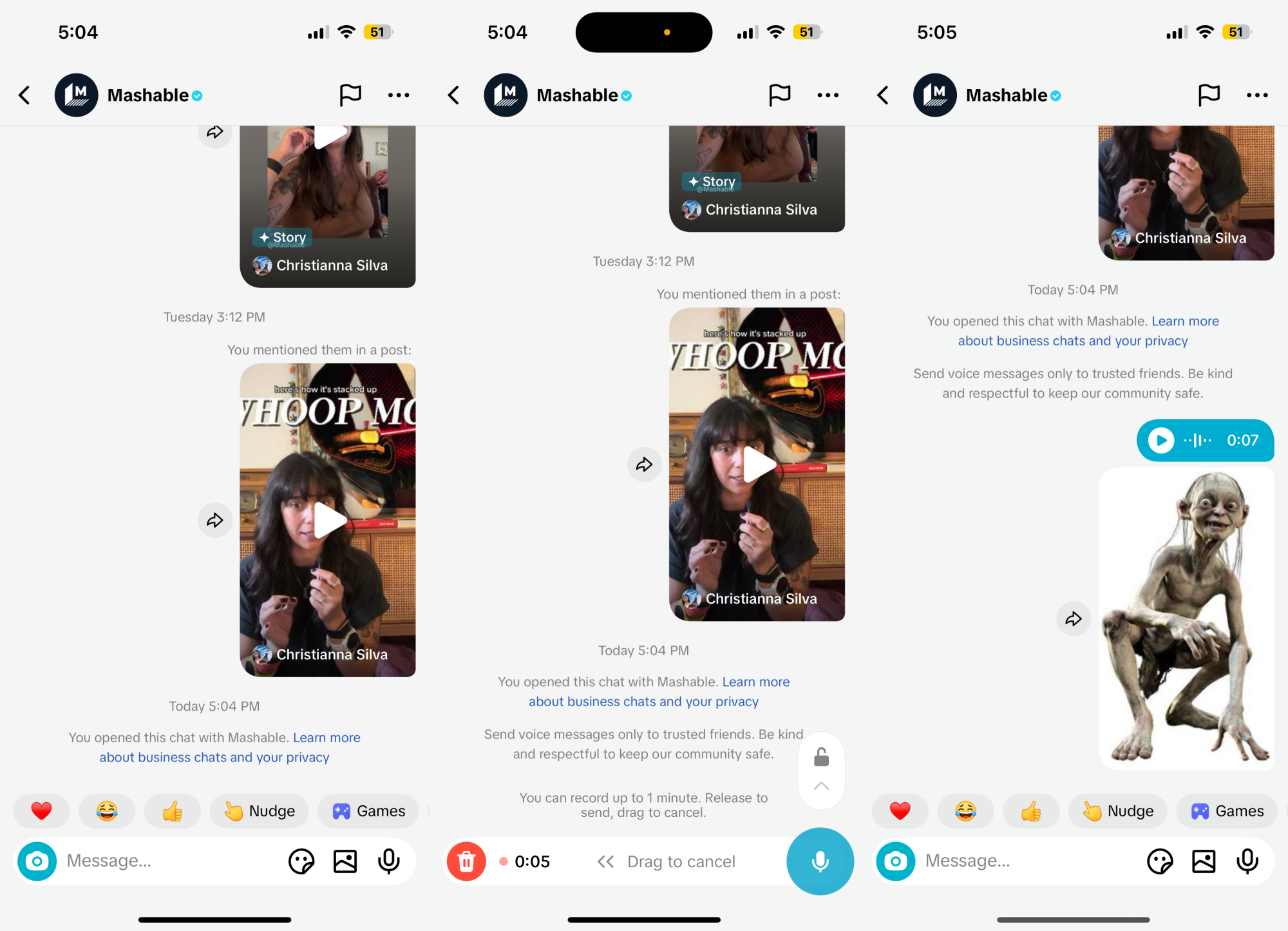TikTok DMs update adds voice notes, photos, and videos TikTok DMs update adds voice notes, photos, and videos